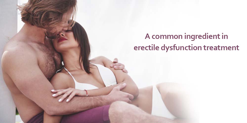 A common ingredient in erectile dysfunction treatment